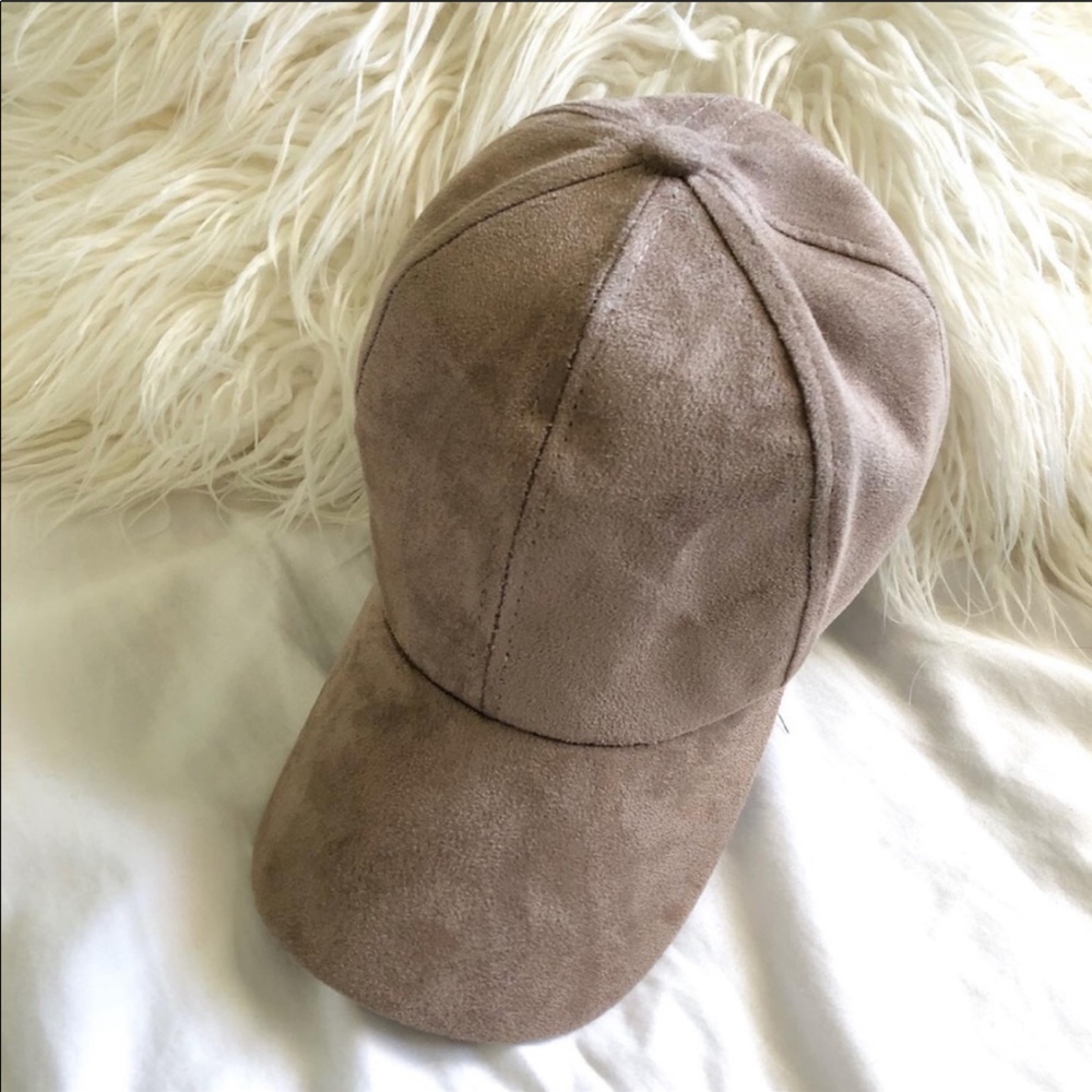 SUEDE BALLCAP